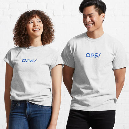 Violet Goes to the Beach OPE! Classic T-Shirt